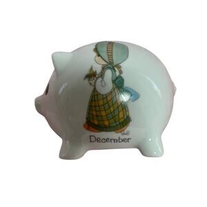 Precious Moments 1989 Enesco Collect  December girl with candle Samuel J Butcher